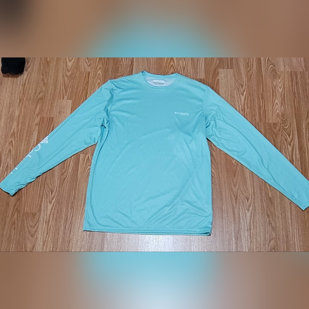 Columbia PFG Light Green Long Sleeve Shirt NWT Size Small